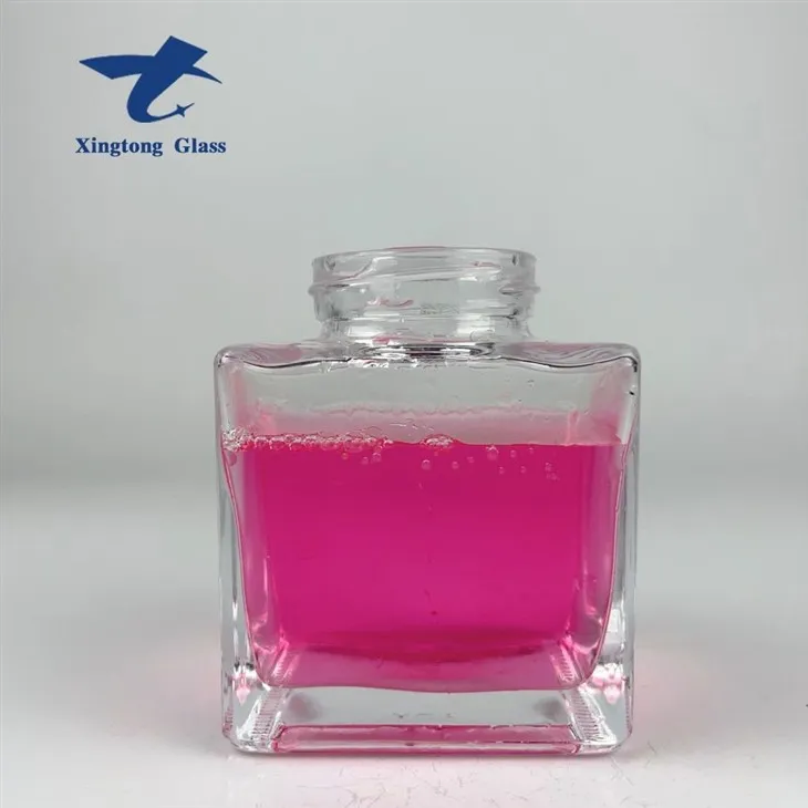 350 मिलीलीटर वर्गाकार कांच की बोतल
