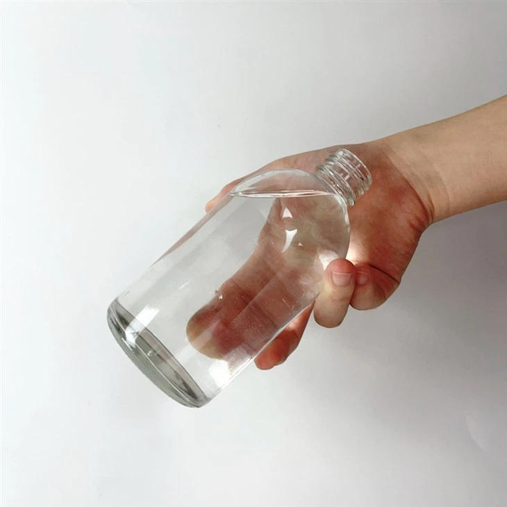 Premium Round Mini Whiskey Glass Bottles