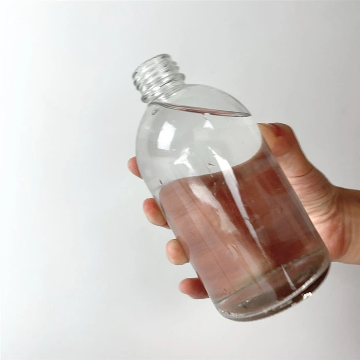 Premium Round Mini Whiskey Glass Bottles