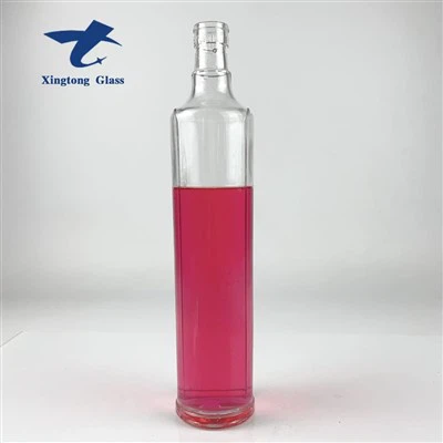 पतली लंबी गुआला कैप व्हिस्की कांच की बोतलें